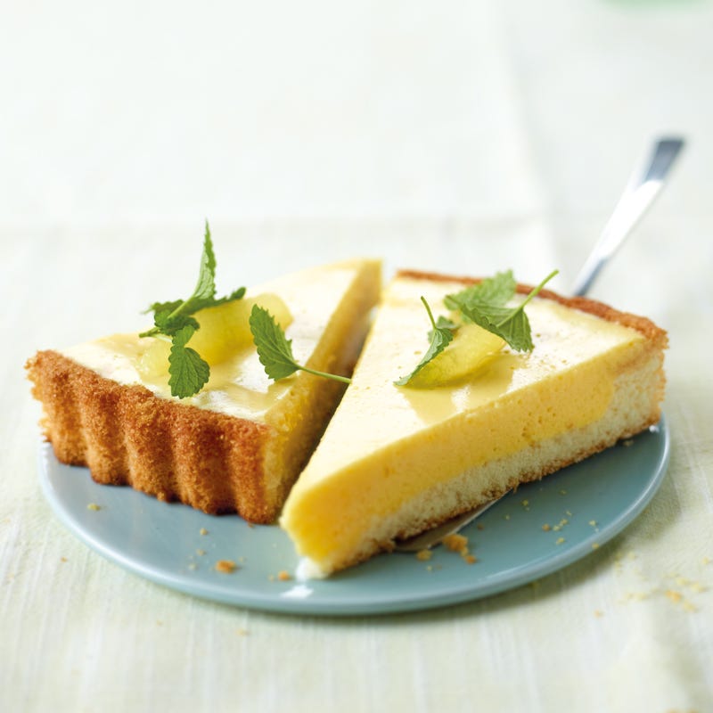 Fruchtige Zitrus-Pudding-Torte