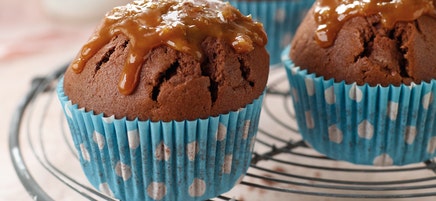 Muffins chocolat/caramel salé