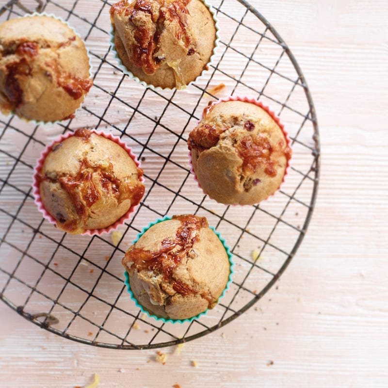 Camembert-Preiselbeer-Muffins