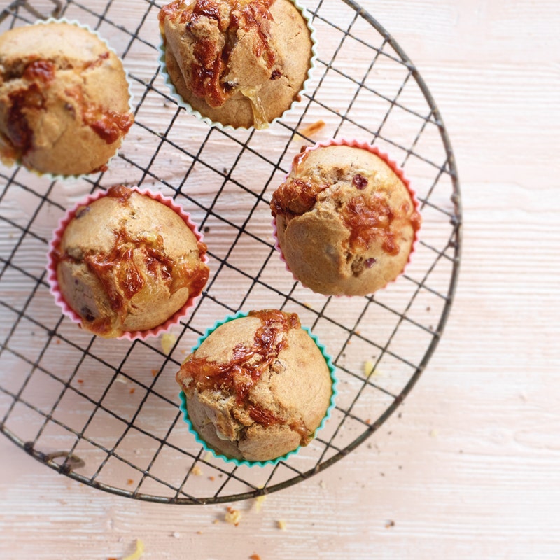 Camembert-Preiselbeer-Muffins