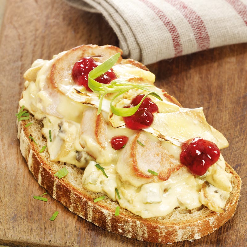 Foto Schweinefiletgratin auf Brot von WW