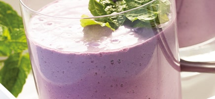 Milkshake à la mûre