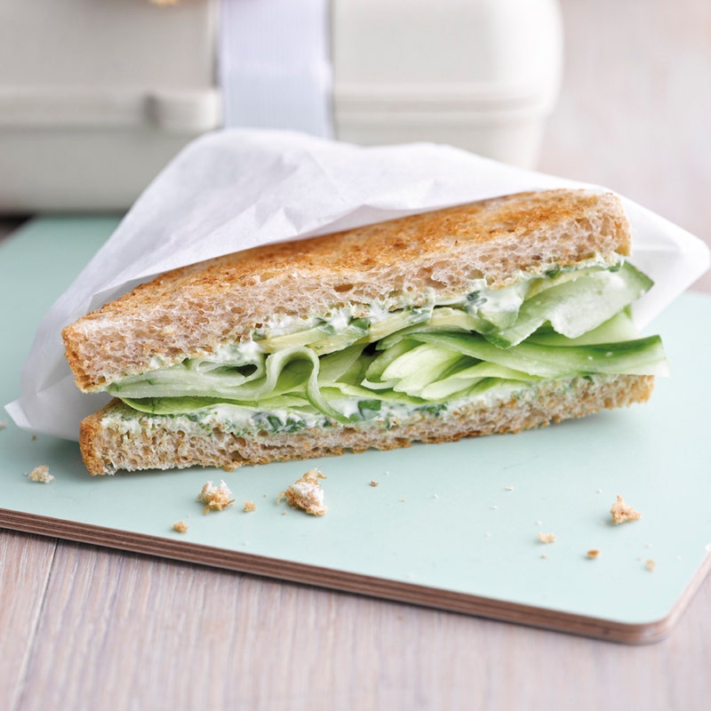Grünes Sandwich
