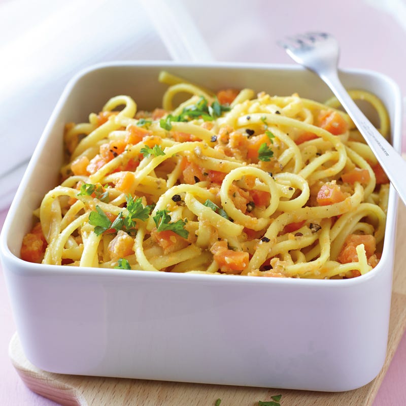 Photo de Linguines sauce pesto de carottes aux noix prise par WW