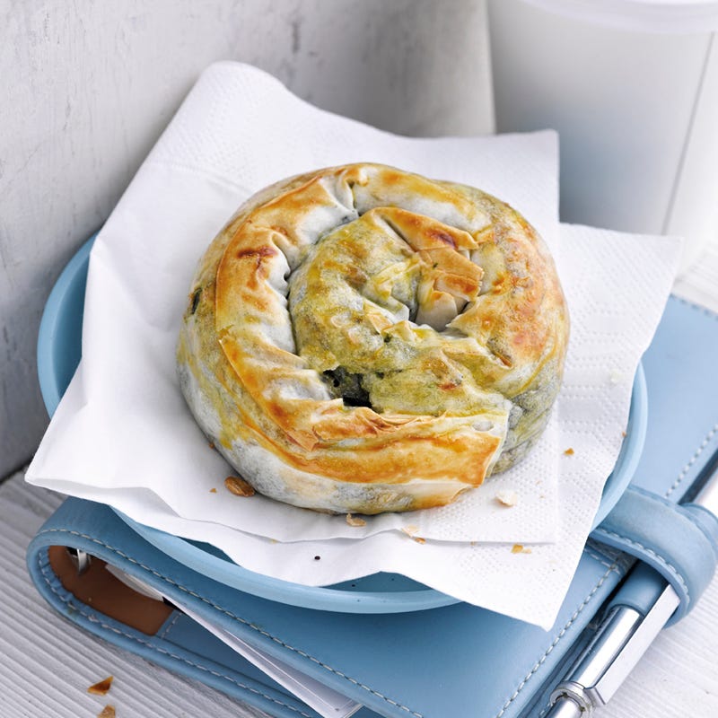 Spinat-Feta-Schnecken