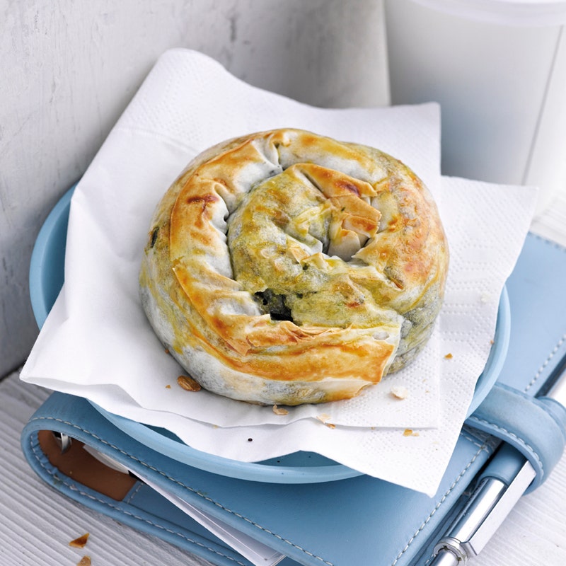 Spinat-Feta-Schnecken
