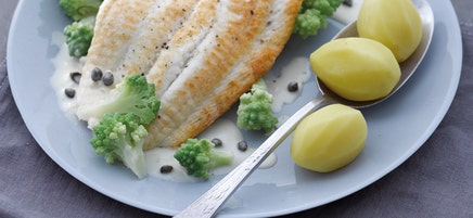 Filets de carrelet aux câpres et au citron