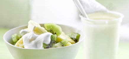 Yogourt stimulant ananas-kiwi
