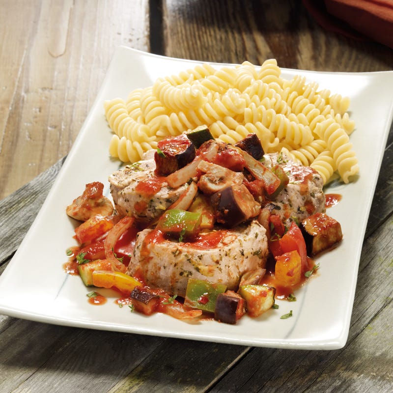 Photo de Filet de porc et sa ratatouille au four prise par WW