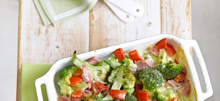 Schinken-Broccoli-Auflauf