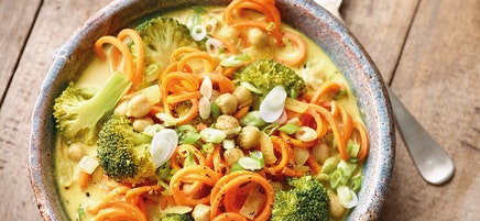 Curry de carottes aux pois chiches