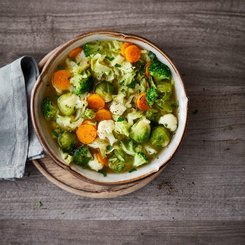 0-Punkte-Kohlsuppe mit Petersilie