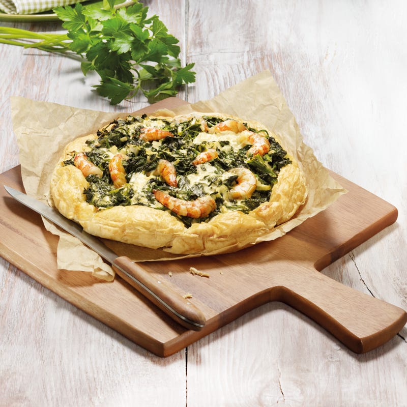 Foto Spinatquiche mit Krevetten von WW