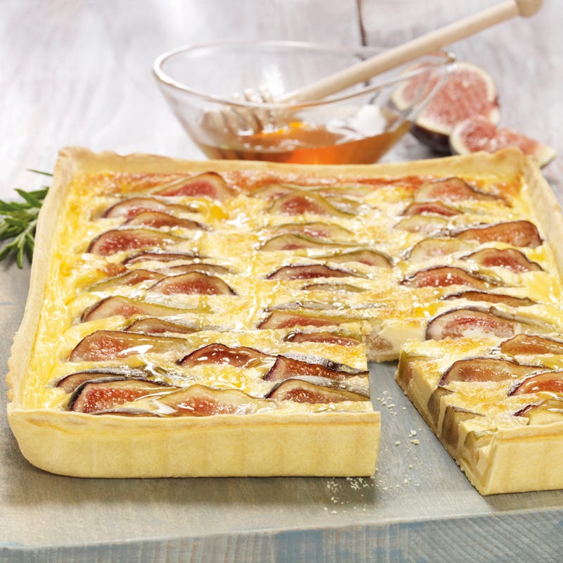 Photo de Tarte au fromage de chèvre et aux figues prise par WW