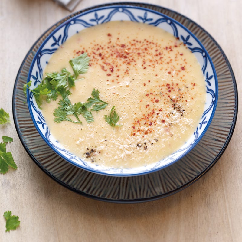 Exotische Süsskartoffel-Kokos-Suppe mit Chili