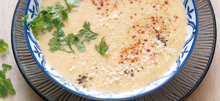 Soupe de patates douces à la noix de coco