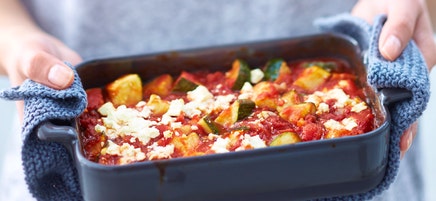 Zucchini-Tomaten-Auflauf