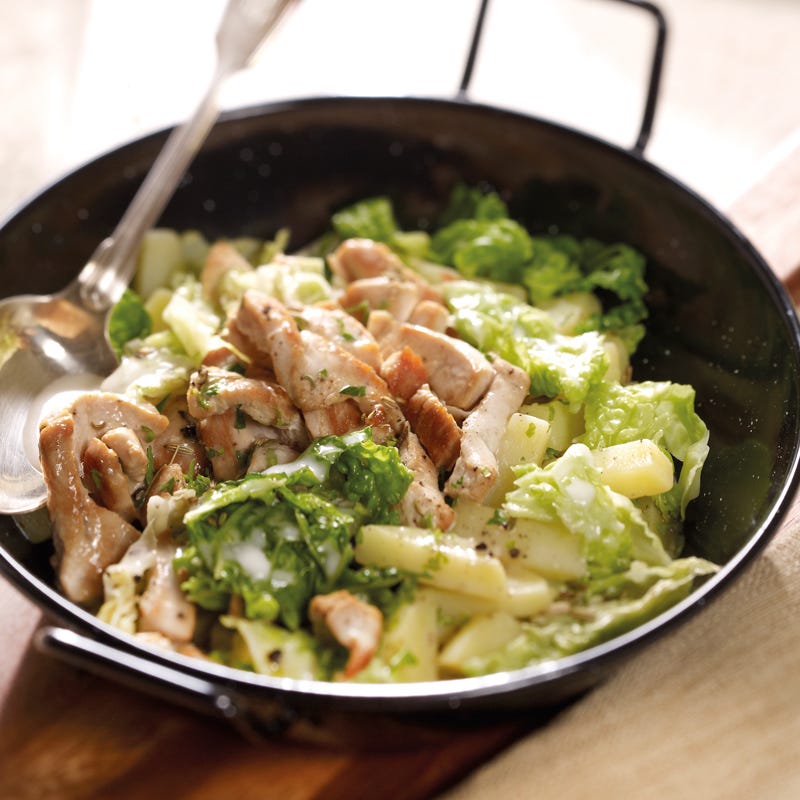 Foto Truten-Wirsing-Pfanne mit Kartoffeln von WW