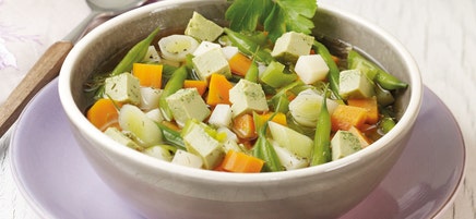 Soupe de légumes à la royale