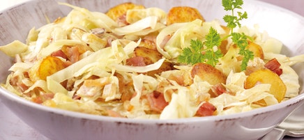 Weisskohl-Kartoffel-Pfanne