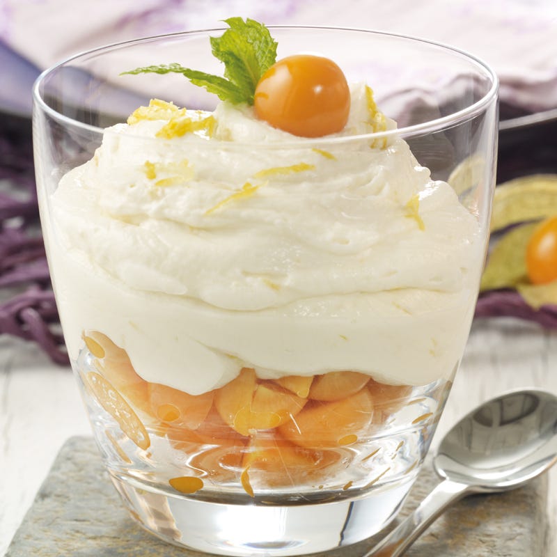 Foto Zitronen-Quark-Creme mit Physalis von WW