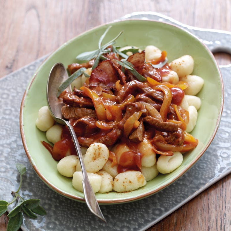 Gnocchi alla Saltimbocca