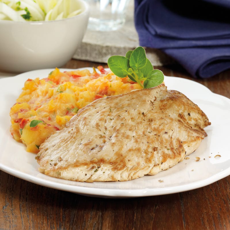 Photo de Escalope de dinde et purée de poivrons prise par WW