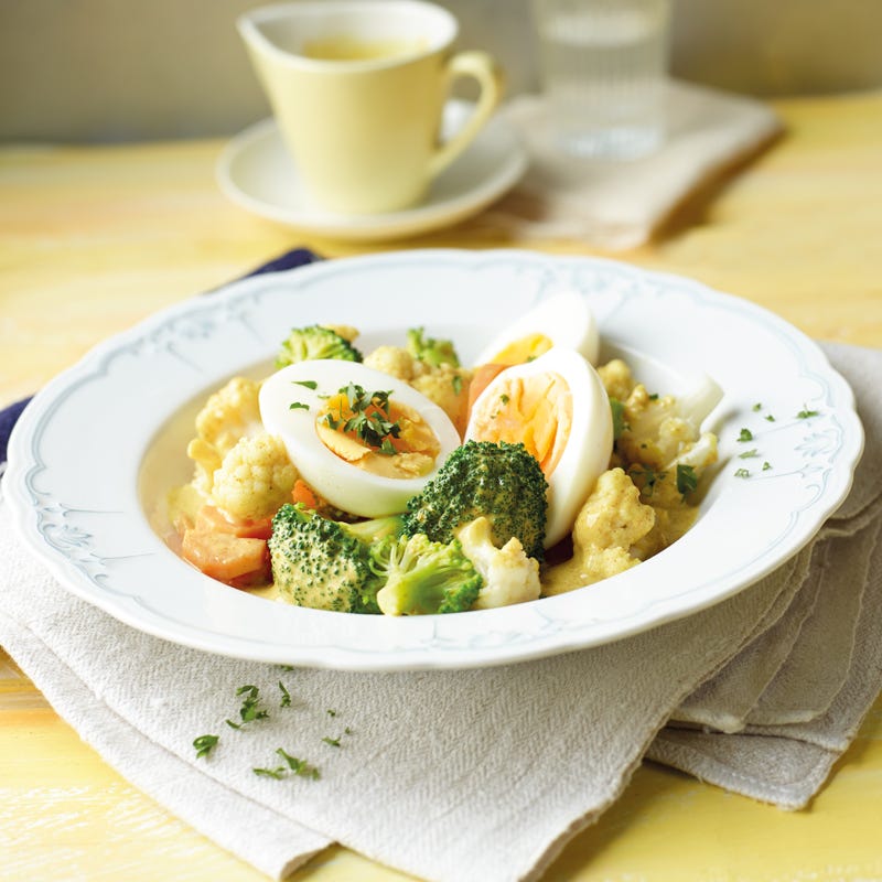 Foto Eier in Gemüse-Curry-Ragout von WW