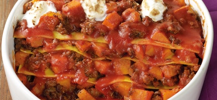 Kürbislasagne mit Hackfleisch