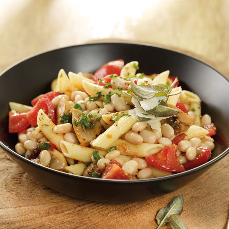 Foto Salbeipenne mit weissen Bohnen von WW