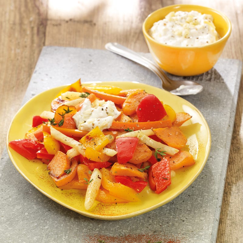 Foto Ofengemüse mit Artischockendip von WW