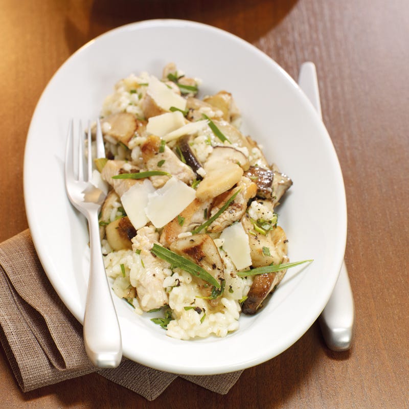 Foto Steinpilzrisotto mit Trutenfleisch von WW