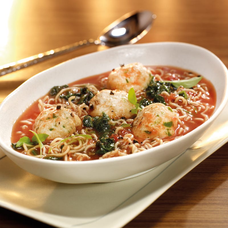 Foto Fischbällchensuppe aus dem Wok von WW