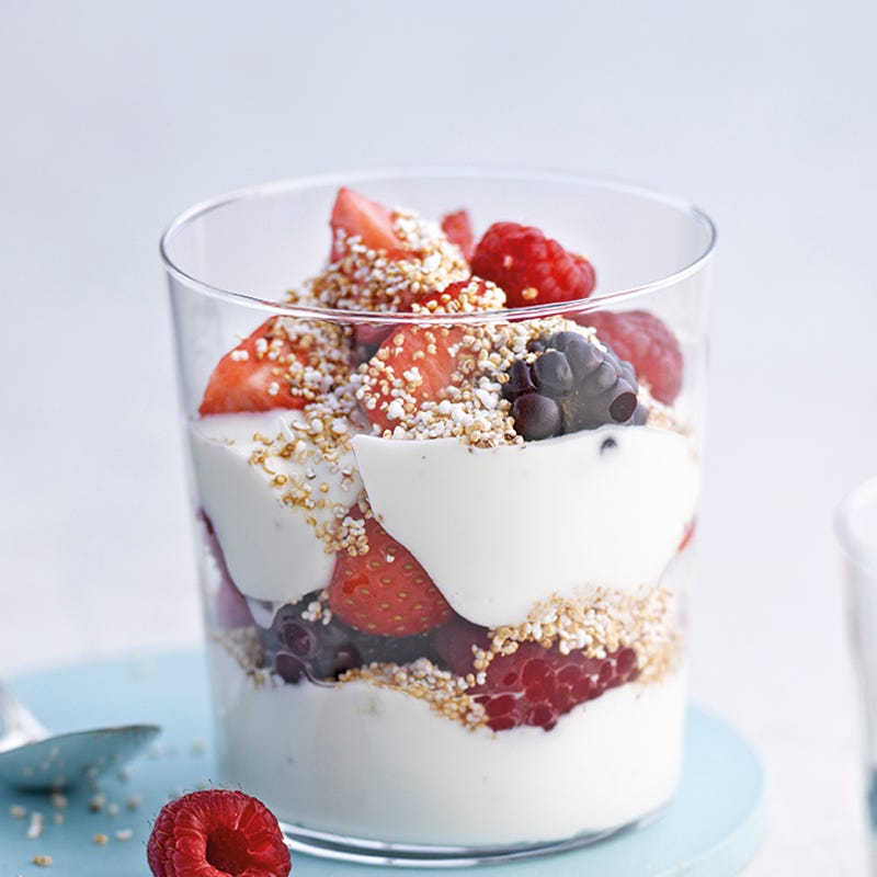 Quarktrifle mit Beeren