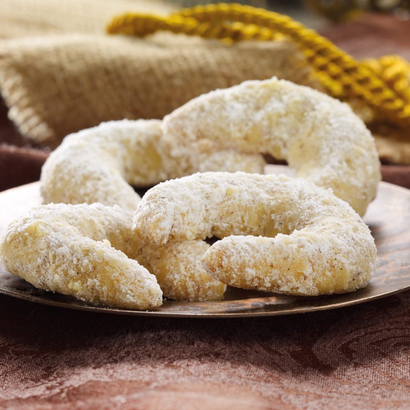 Photo de Croissants aux noisettes et au sucre glace prise par WW