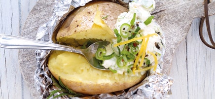 Pomme de terre et sa crème acidulée