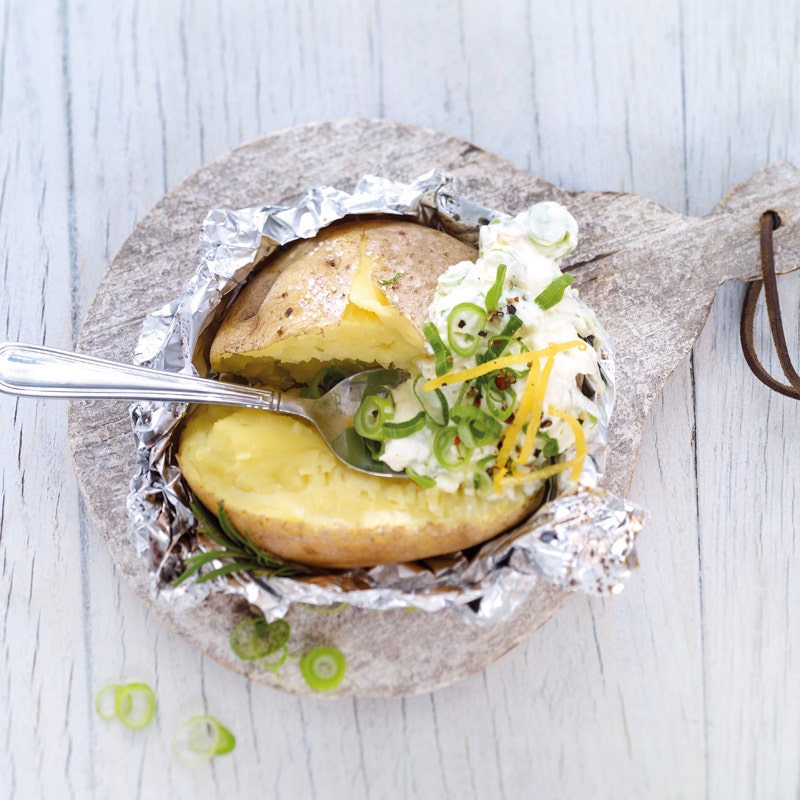 Folienkartoffel mit Sour Cream