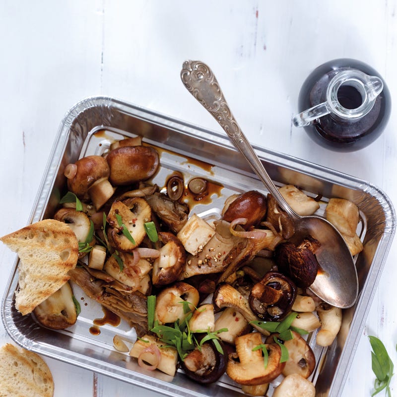 Balsamicopilze mit Estragon