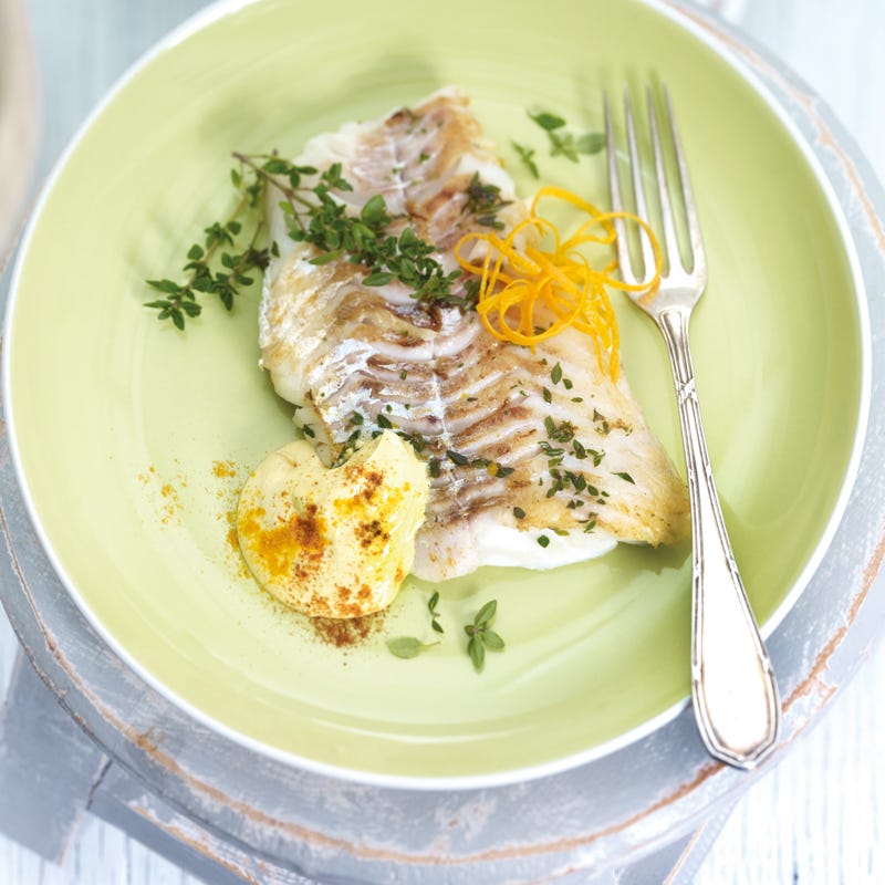 Kabeljau mit Currycreme