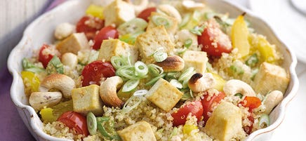 Gratin de quinoa au tofu