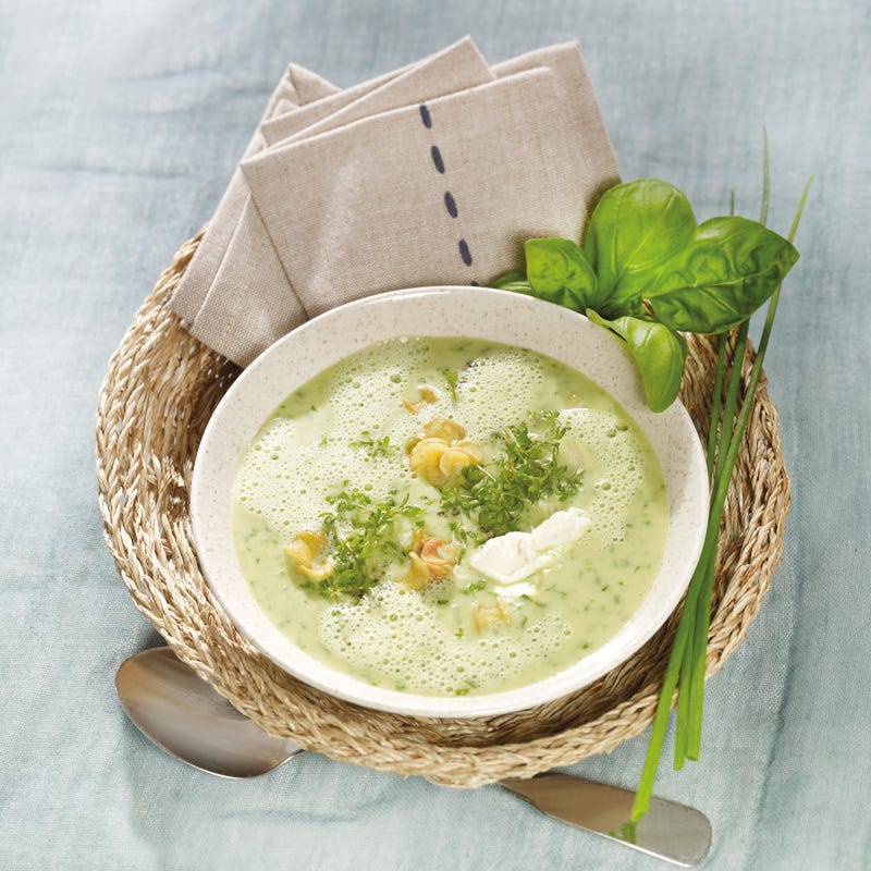 Photo de Soupe de fines herbes au séré prise par WW