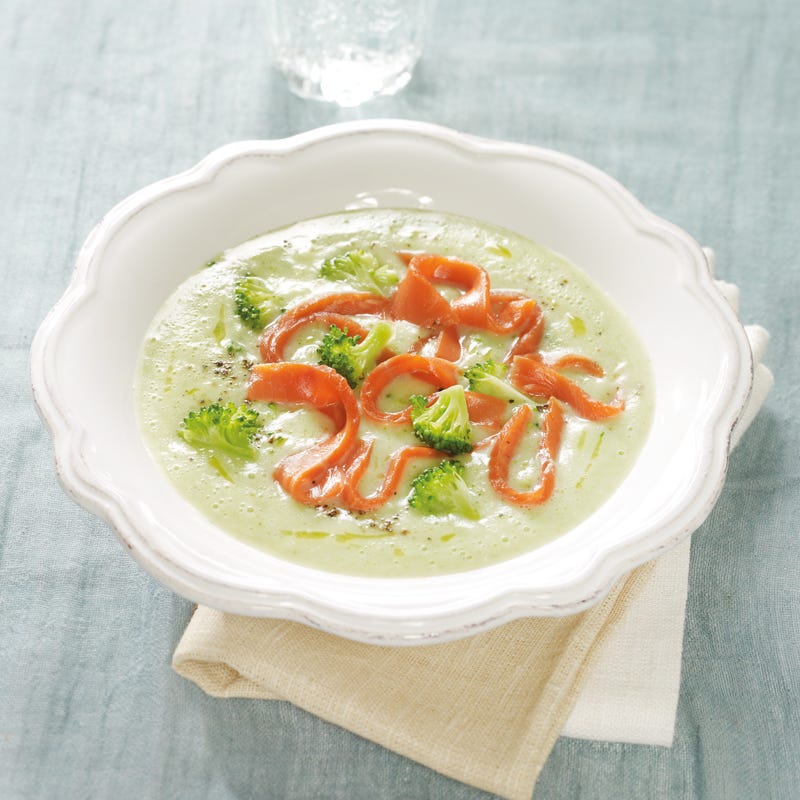 Photo de Soupe de brocolis au saumon prise par WW