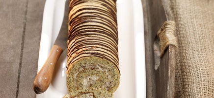 Roulade à la crème de noisettes