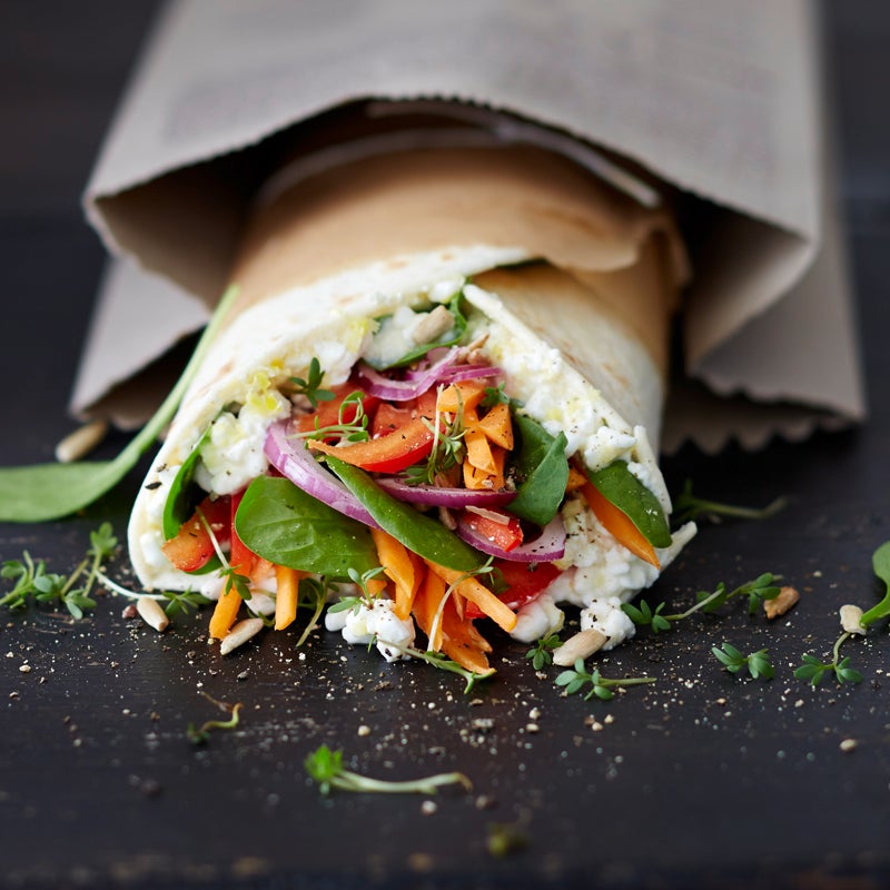 Wrap végétarien croquant / Wrap veggie croquant