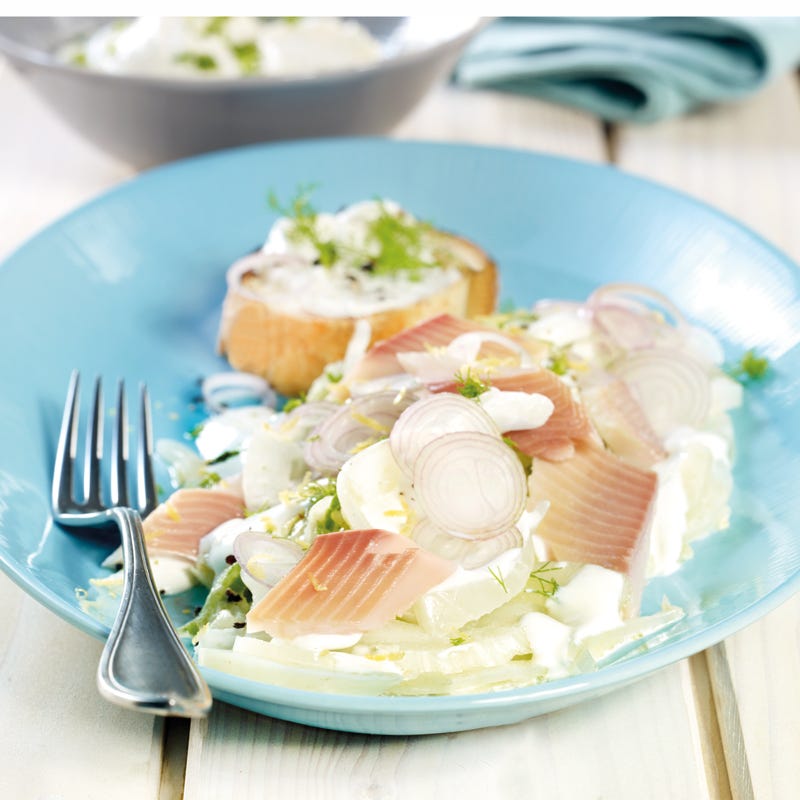 Photo de Salade citronnée au fenouil et à la truite fumée prise par WW