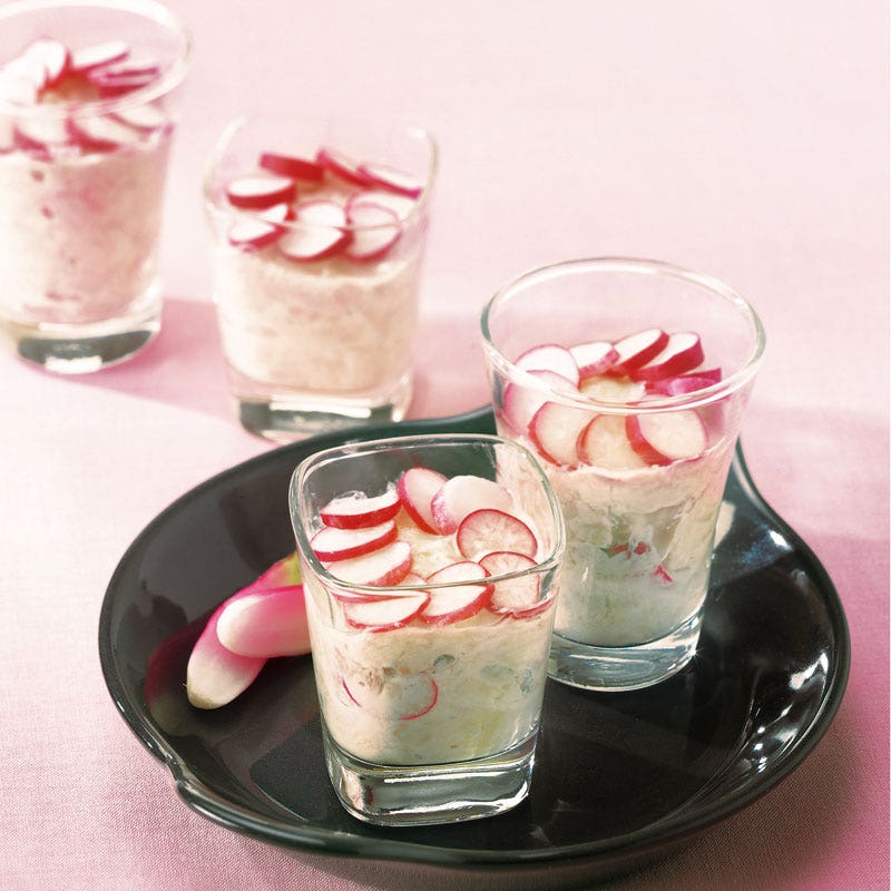 Thunfisch-Rillettes mit Magerquark