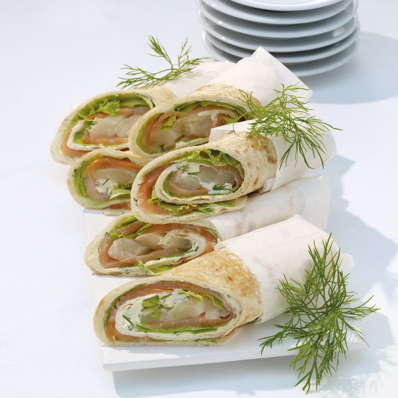 Photo de Wraps au saumon fumé et asperges prise par WW