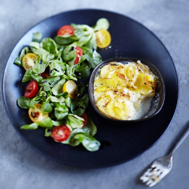 Foto Kartoffelgratin mit Salat von WW