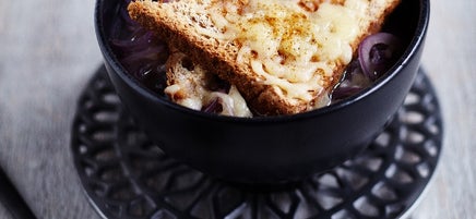 Gratinierte Zwiebelsuppe