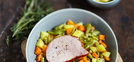 Potée de porc fumé et haricots